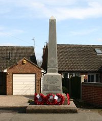 Stanley and Stanley Common war memorial after grant works © Peter Clarke, 2010