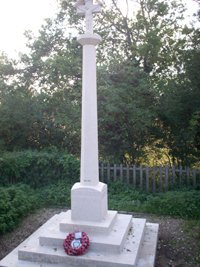 Gilston war memorial after work © Eastwick & Gilston Parish Council, 2008