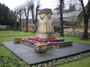 St Neots war memorial before grant works © St Neots Town Council, 2010