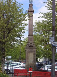 Moffat war memorial before works © Dumfries and Galloway Council, 2014