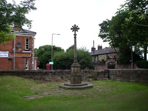 The memorial in its original location © Thomas Rotherham College, 2009