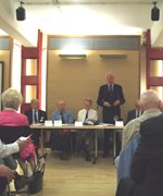 Chairman Algy Cluff addressing the AGM &copy; WMT 2009