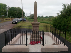 WM4747 Leasingthorne obelisk after works © Wear Valley District Council 2018