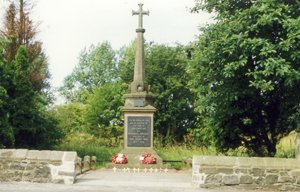 Chevington & Broomhill war memorial after © East Chevington Parish Council 2003
