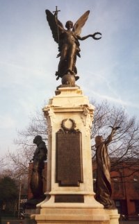 Burton on Trent war memorial after work © War Memorials Trust, 2002