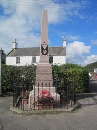 Dunscore war memorial © Dunscore Community Council 2015