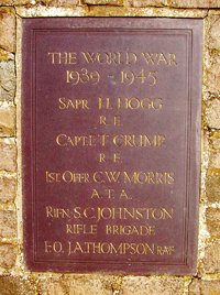 Dunton Bassett  war memorial before work &copy; Dunton Bassett PC, 2008
