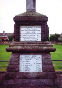 East Ord war memorial © J Brown, 1990