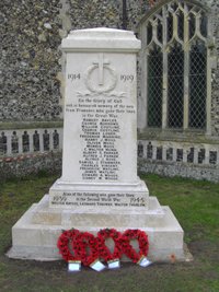 The memorial following cleaning © D. Whitmore, 2012