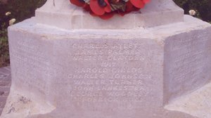 Inscriptions after cleaning and re-cutting © Elsenham Parish Council, 2010
