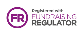 REgistered with Fundraising Regulator