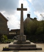 Hanborough war memorial before work © WMT, 2008