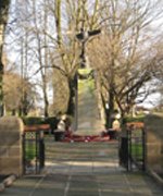 Whitefield war memorial after work cBury Council 2016