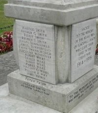 Flackwell Heath  war memorial after work © Chepping Wycombe PC, 2008