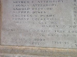 Cogenhoe war memorial before work Â© R Houston, 2013
