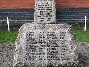St Martin's Parishioners war memorial after © St Martin's PCC 2014