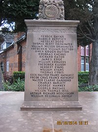 Davenham war memorial after grant works © Davenham Parish Council 2014