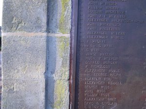 Nairn war memorial © Highland Council, 2014