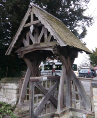Gatton lychgate before works © Gatton PCC 2018