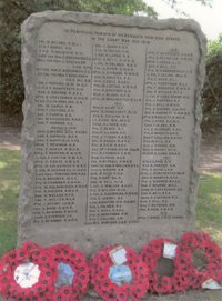 Mereworth war memorial © Mereworth PC,  2009