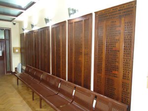 Men of Ludlow war memorial plaeques after work © Ludlow Town Council, 2015 