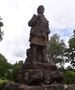 Killin war memorial after work ©Killin Community Council, 2018 