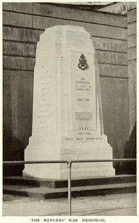 WM750 The Rangers London Regiment 12th Battalion historic image courtesy of Camden Council