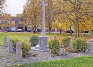 Blackmore war memorial following cleaning and re-lettering © Blackmore, Hook End & Wyatts Green Parish Council, 2010