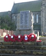 West Rainton war memorial after works © Annabel Burns 2014