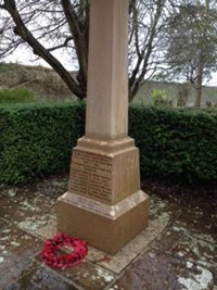 Slindon war memorial © Slindon PC, 2014