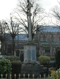 Swineshead war memorial before work &copy; Swineshead Parish Council, 2010