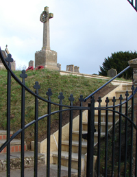 Aylmerton war memorial cross cAylmerton Parish Council, 2017