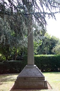 St Thomas on the Bourne war memorial before works © C Gilbert, 2012