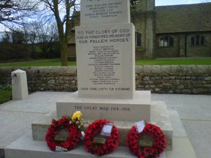 The names are again legible following cleaning © Hellifield Parish Council, 2012