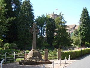 Waddington war memorial cross © M. Charlton, 2010