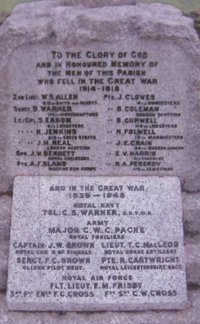 Great Glen war memorial © Great Glen Parish Council, 2007