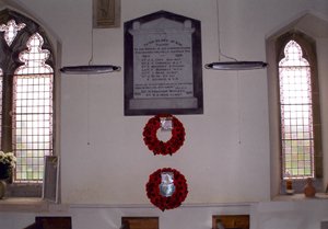 Steeple war memorial before grant works &copy; Steeple Parish Council, 2011