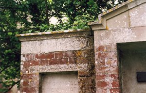East Stoke war memorial before work © WMT 2006