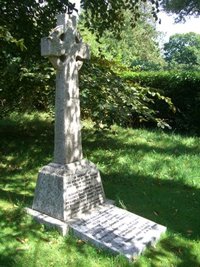 West Dean war memorial cross &copy; Angela van der Horst, 2010