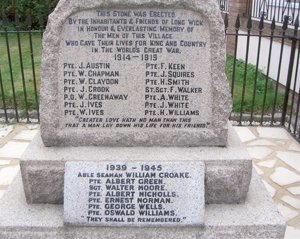 Longwick war memorial after work © Longwick-cum-Ilmer PC, 2008