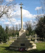 Merrow war memorial cross © A. Cawsey, 2010
