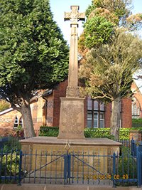 Davenham war memorial after grant works © Davenham Parish Council 2014