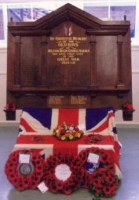 Milton School war memorial plaque &copy; Milton School Old Boys Memorial Fund, 2006/7