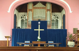WM11234 Tenterden organ after works &copy; Tenterden Methodist Church 2019