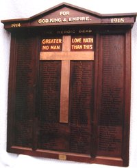 St Paul's Church war memorial following conservation and repair © Terry Matson, 2011