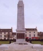 Ayr war memorial before works © South Ayrshire Council, 2008