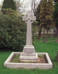 Muggleswick cross after work © PCC of Edmundbyres and Muggleswick, 2007