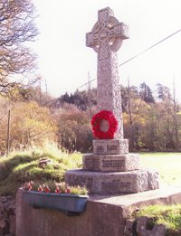 East Worlington war memorial before work © East Worlington Parish Council, 2008