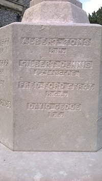 West Meon war memorial after grant works © West Meon Parish Council 2014