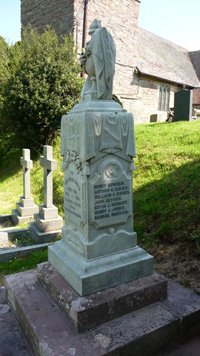 Kings Pyon memorial following cleaning © Pyons Group Parish Council, 2012